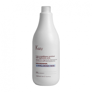 Кондиционер KEZY I AM MACADAMIA + HYALURONIC 1000мл для восстановления слабых и поврежденных волос