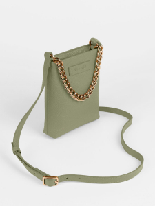 Женская кожаная сумка Richet 3258LG 978 Зеленый