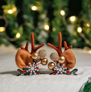 Новогодние заколки 