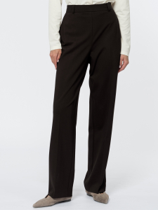 Прямые брюки из вискозного трикотажа