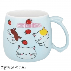 315-028 Детская кружка 450мл в под.уп. (х48)Фарфор