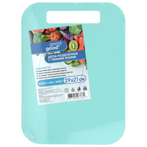 Доска разделочная гибкая 29х21см, полипропилен, универсальная (Россия)