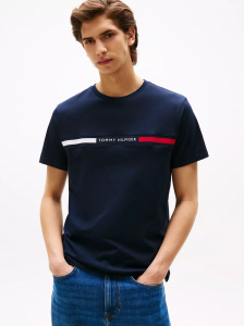 Tommy Flag Stripe T-Shirt