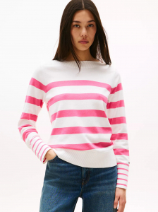 Stripe Boatneck Sweater