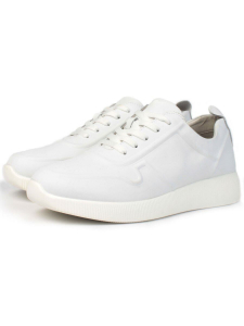 05-PDL195-1 WHITE Кроссовки женские (натуральная кожа)