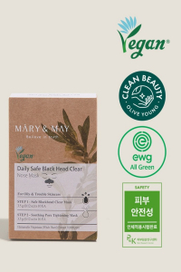 Mary&May Daily Safe Black Head Clear Nose Mask 2*3,5гр