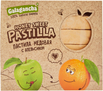 Пастила медовая с Апельсином, 190г (10шт/кор)