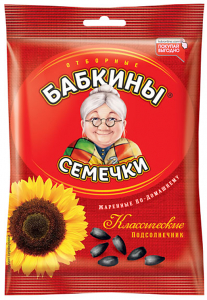 «Бабкины семечки», семечки отборные, жареные, 100г