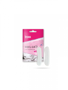 BRAUS Гелевый запяточник HEEL GRIP Наклейка на задник обуви из геля БЕЗРАЗМЕРНЫЙ