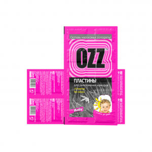 Пластины сменные для уничтожения комаров к электрофумигатору OZZ OZZ БЕЛАРУСЬ