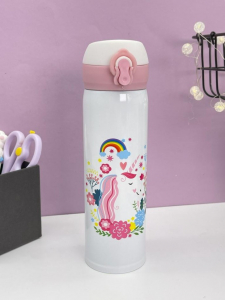 Термос «Lovely sleeping unicorn», white mix (500 ml)