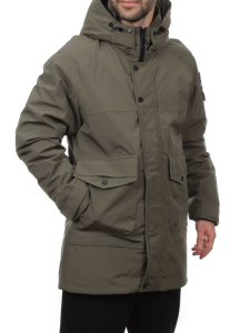8897 GREEN Куртка мужская зимняя облегченная (130 гр. холлофайбер)