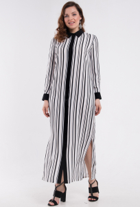 Платье Amelia Lux 41220 черно-белый