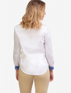 SOLID STRETCH POPLIN SHIRT