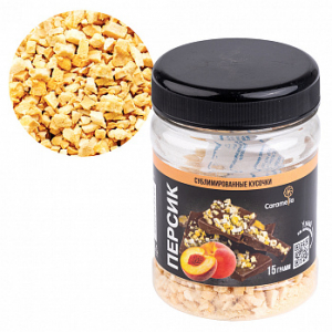 Персик сублимированный кусочки, 15 гр