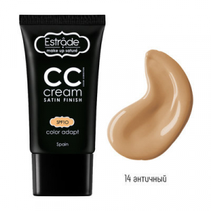 [Истекающий срок годности] Тональный крем Estrade CC-Cream Satin Finish 14 Античный