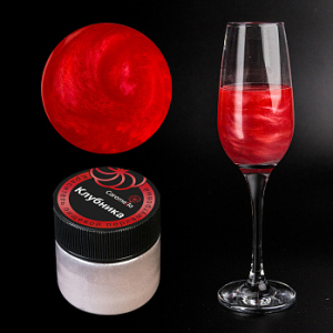 Шиммер пищевой Caramella Клубника, 5 гр