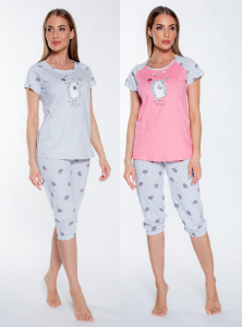 VS 009093 0153 /футболка и капри жен/