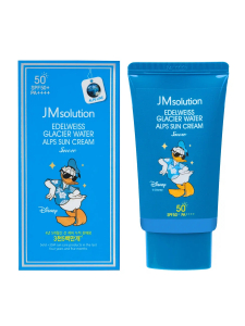 Jmsolution Охлаждающий солнцезащитный крем / Edelweiss Glacier Water Alps Moist Suncream Snow SPF50+/PA++++ Disney Donald Duck, 50 мл