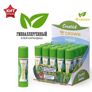 Клей-карандаш, Crown Expert, 8 г