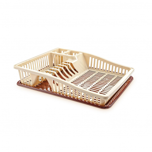 Сушилка настольная для посуды пластмассовая 