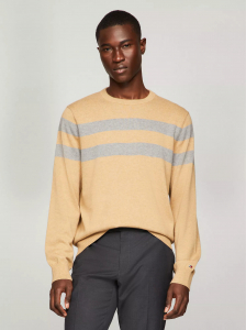 Double Stripe Crewneck Sweater
