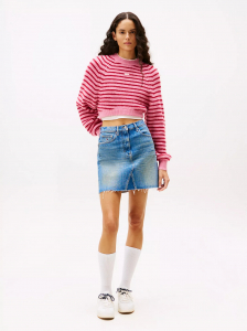 Tommy Jeans High-Rise Denim Mini Skirt