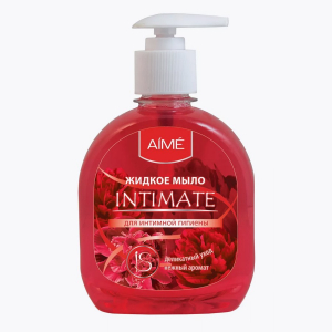 Мыло для интимной гигиены с экстрактом Пиона и Розы AIME Деликатный Уход , 300 мл.