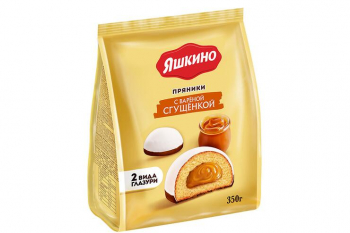 «Яшкино», пряники с варёной сгущёнкой, 350 г