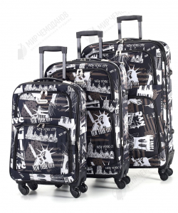 Комплект из 3-х чемоданов «Hossoni»