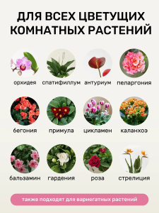 Биомолекулы для комнатных и балконных цветов, 400 мл