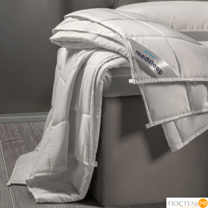 Medsleep ДEФOРТЕ бел Одеяло утяжеленное 200x220, 1пр., мкрфбр/плстр/стекл.гранулы