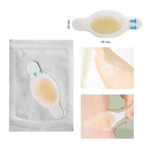 Гелевый гидроколлоидный пластырь от мозолей с Ушками 28*69 мм.