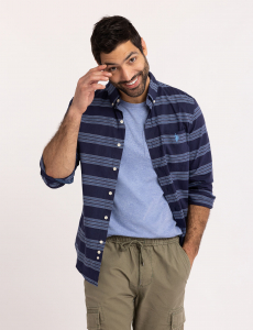 COTTON TRIPLE STRETCH POPLIN SHIRT