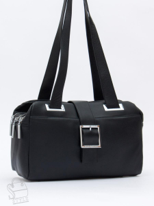 Сумка женская кожаная 1055CH black Polina&Eiterou в Новосибирске