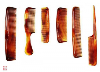 Набор расчесок коричневые 6 кор.