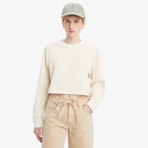 Cropped Long Sleeve Football T-shirt