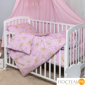 DOME МЕДВЕЖКА роз. КПБ 112х147-1/60х120+15-1/40х60-2, 4 пр., хл./бязь