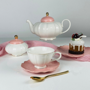 133-413 Чайный сервиз 22пр.280мл в под.уп.(х2)Фарфор