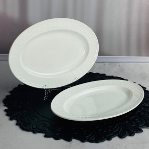 102-173 Набор из 2 овальных блюд 25,5х16,5х2см СЕРЕНА в под.уп.(х16)Фарфор