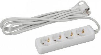 Удлинит.ПВС с зазем.5м 4 РОЗЕТКИ !!