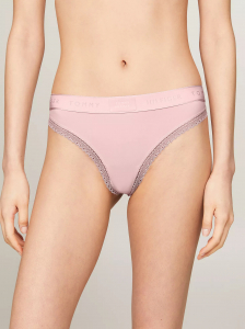 Hilfiger Badge Lace Trim Thong