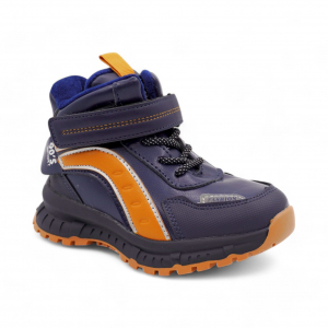 Ботинки на меху 1830-6-5 син/кор