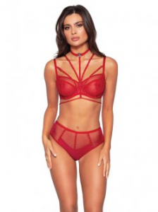 Бюстгальтер 03 PoisPois Rouge Novika Дроп сшивная