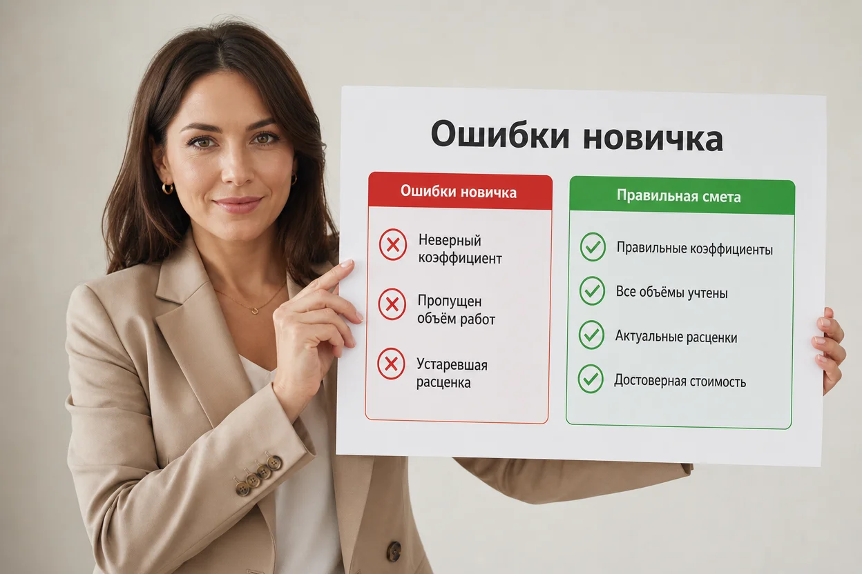 Курсы сметчика — типичные ошибки новичка при составлении локальной сметы