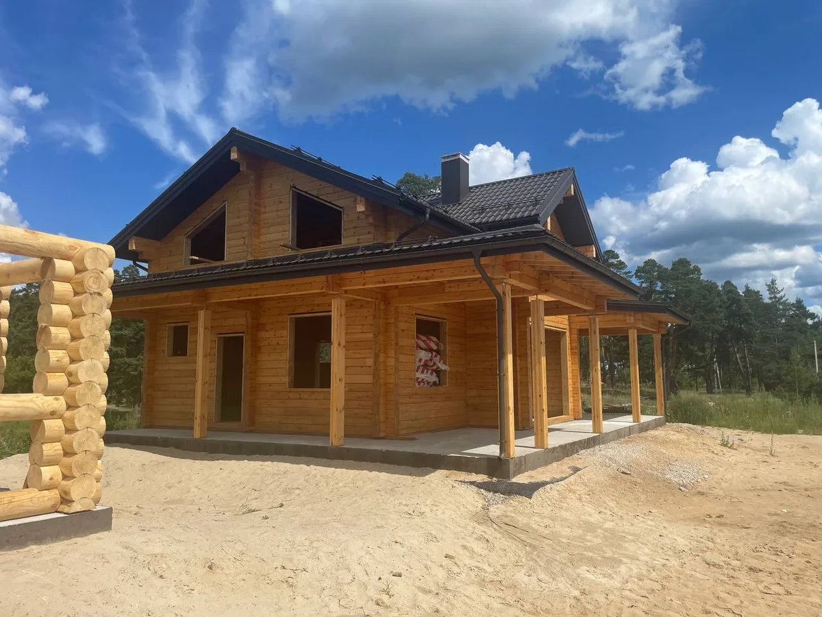 Каркас дома из клеёного бруса