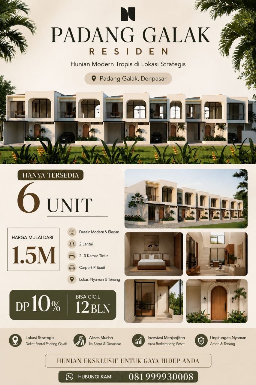 Property in Sanur, Bali, Indonesia — 2 bedrooms — photo 1