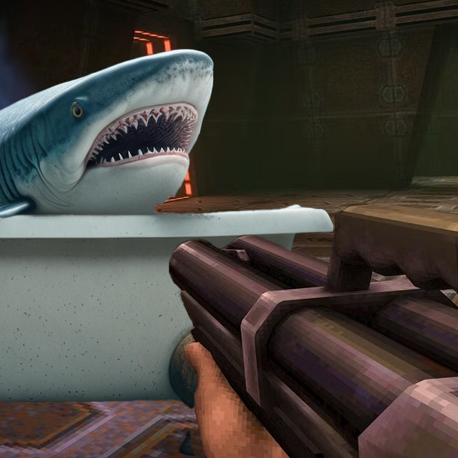 The Bathtub Shark Shotgun Hunter