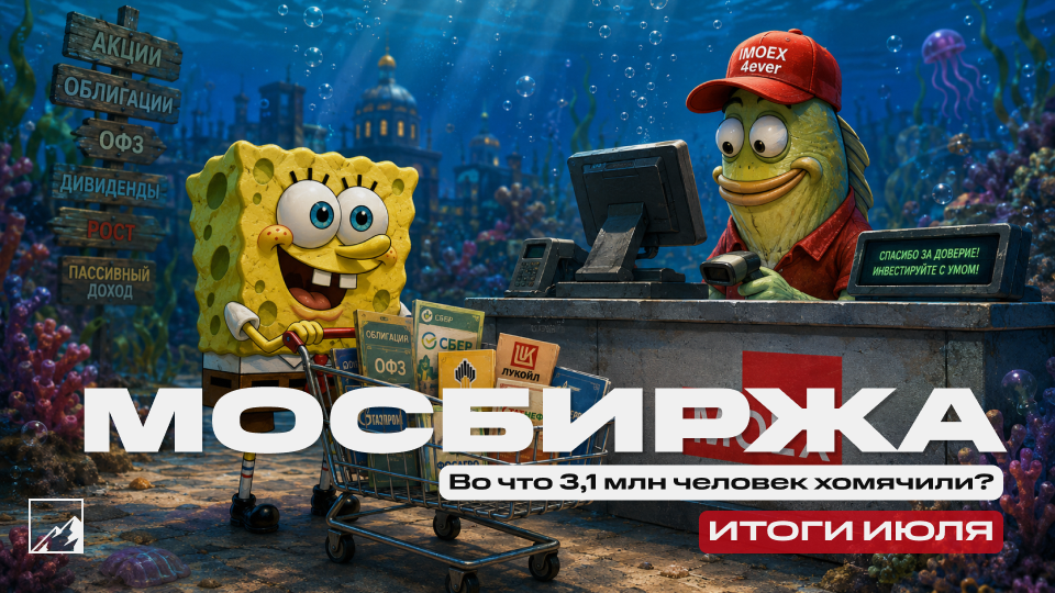 🚀 Облигации или акции под пассивный доход берут активнее? Что 3,1 миллиона инвесторов в июле набрали на дне? 