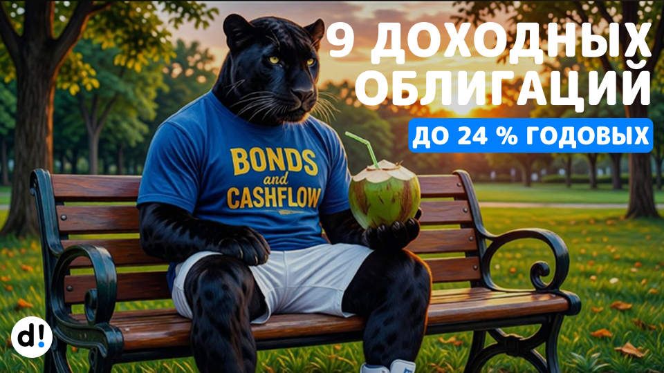💰 9 доходных облигаций с фиксированными купонами от 16% до 24% на 1 год и более